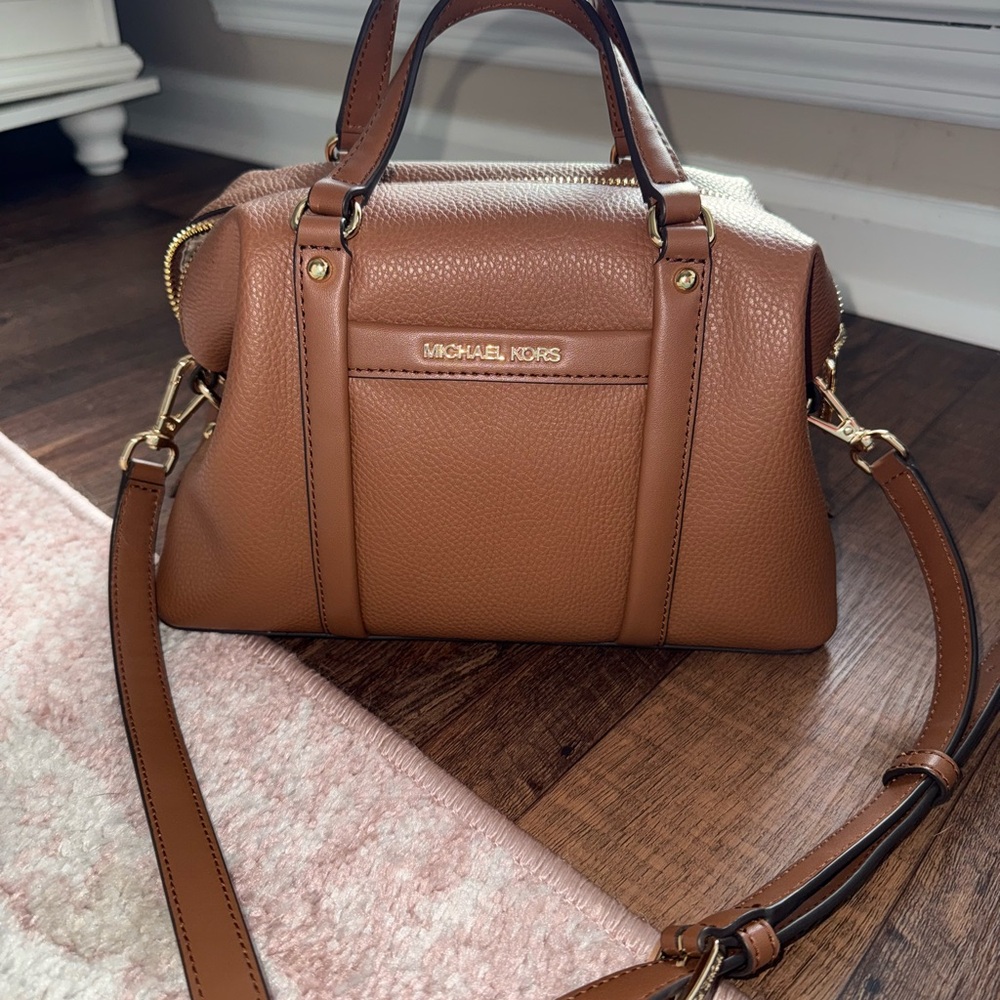 Michael Kors Tan Leather Satchel